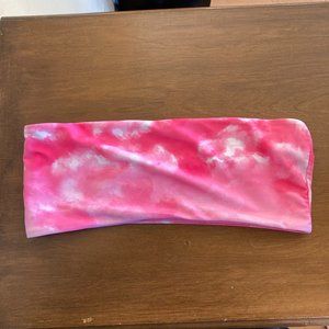 shein tie dye bikini top